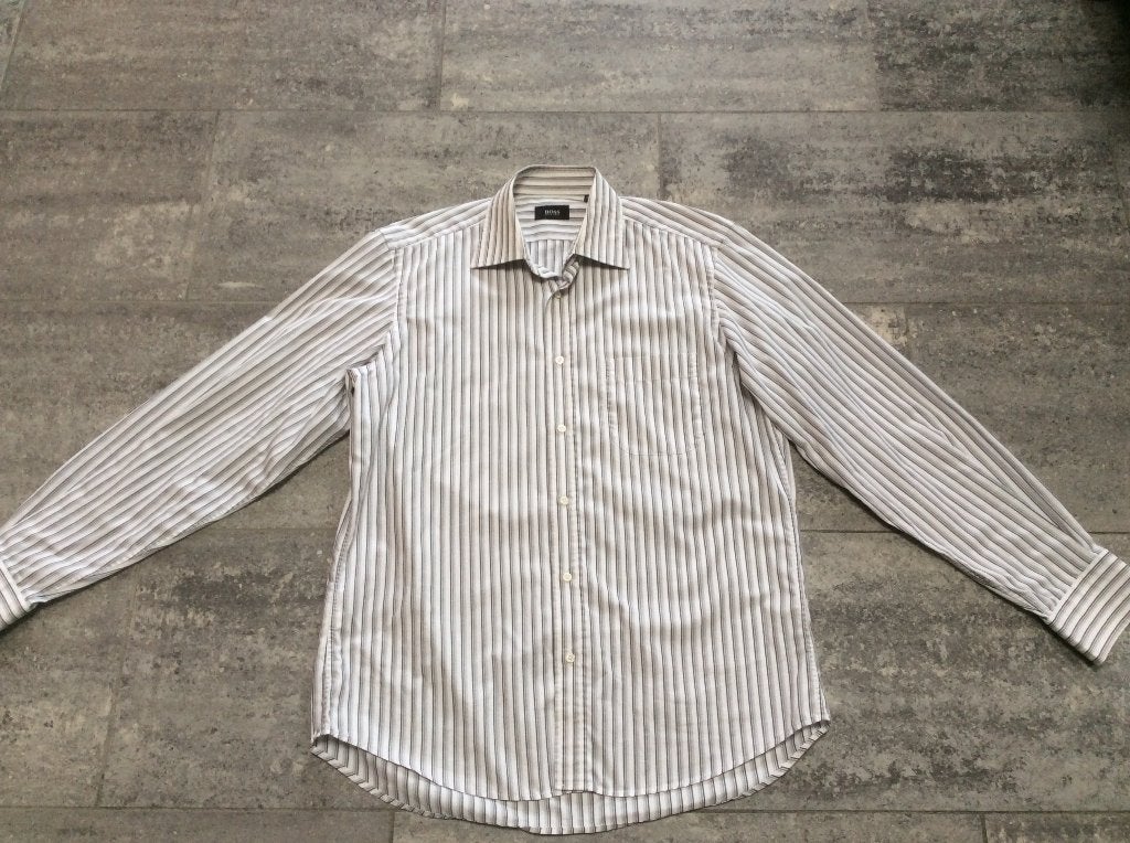 Hemden Boss & Versace M/L, BOSS, Meerkleurig, Zo goed als nieuw, Halswijdte 39/40 (M)
