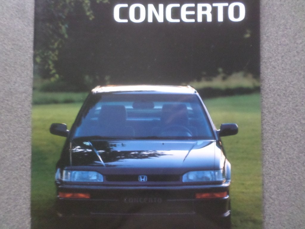 Honda Concerto Brochure, Ophalen of Verzenden, Honda