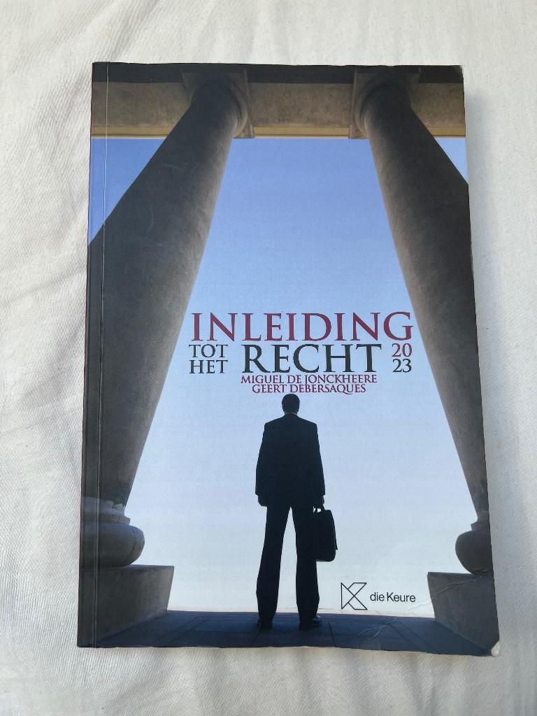Inleiding tot het recht - 2023, Boeken, Studieboeken en Cursussen, Ophalen of Verzenden, Zo goed als nieuw, Hoger Onderwijs, Die keure
