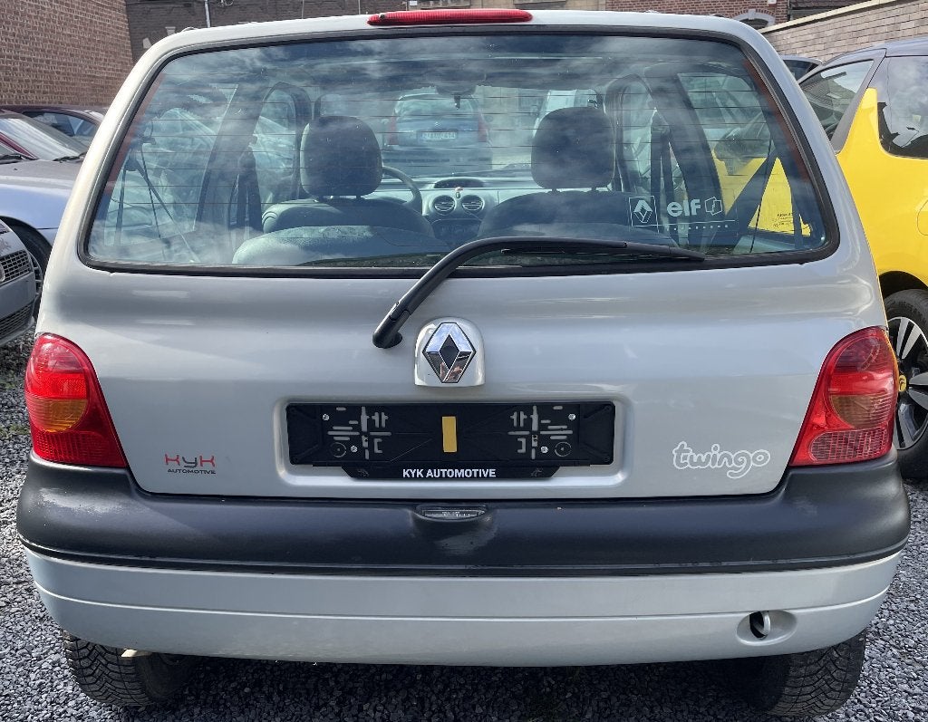 RENAULT TWINGO 02/2005 1.2 Ess TOIT PANO EURO 4 OK LEZ, Autos, Renault, Argent ou Gris, Rétroviseurs électriques, Entreprise, Boîte manuelle