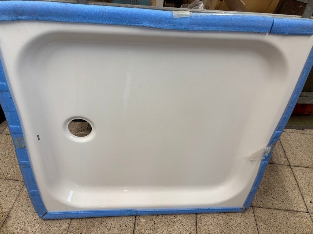 Nieuwe douchebak Bette - 90x100x3.5cm - plaatstaal, Huis en Inrichting, Badkamer | Badkamermeubels, Ophalen, Nieuw, Overige typen