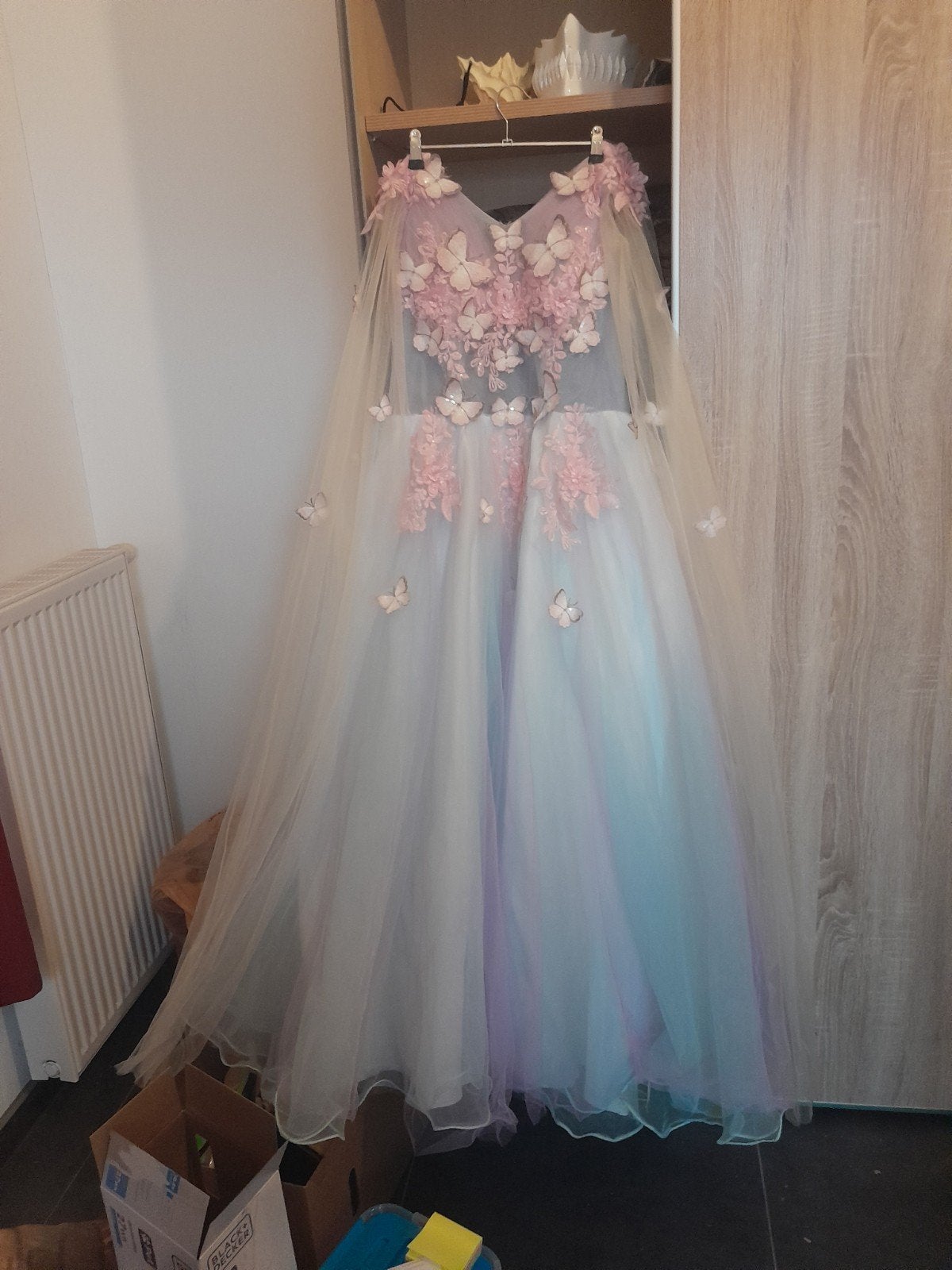 Vlinder dress maat M, Kleding | Dames, Ophalen, Nieuw, Roze, Trouwjurk