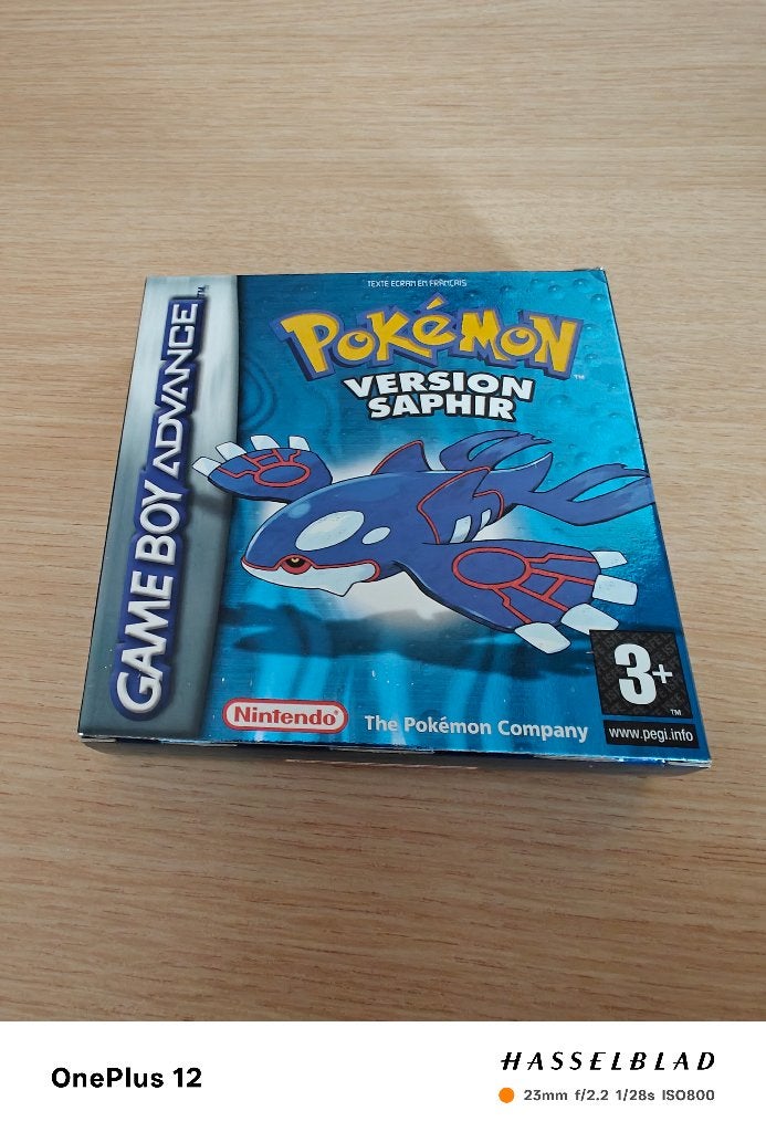 Jeu Gameboy Advance Pokémon Saphir complet état mint, Enlèvement ou Envoi, 1 joueur, Aventure et Action, Comme neuf