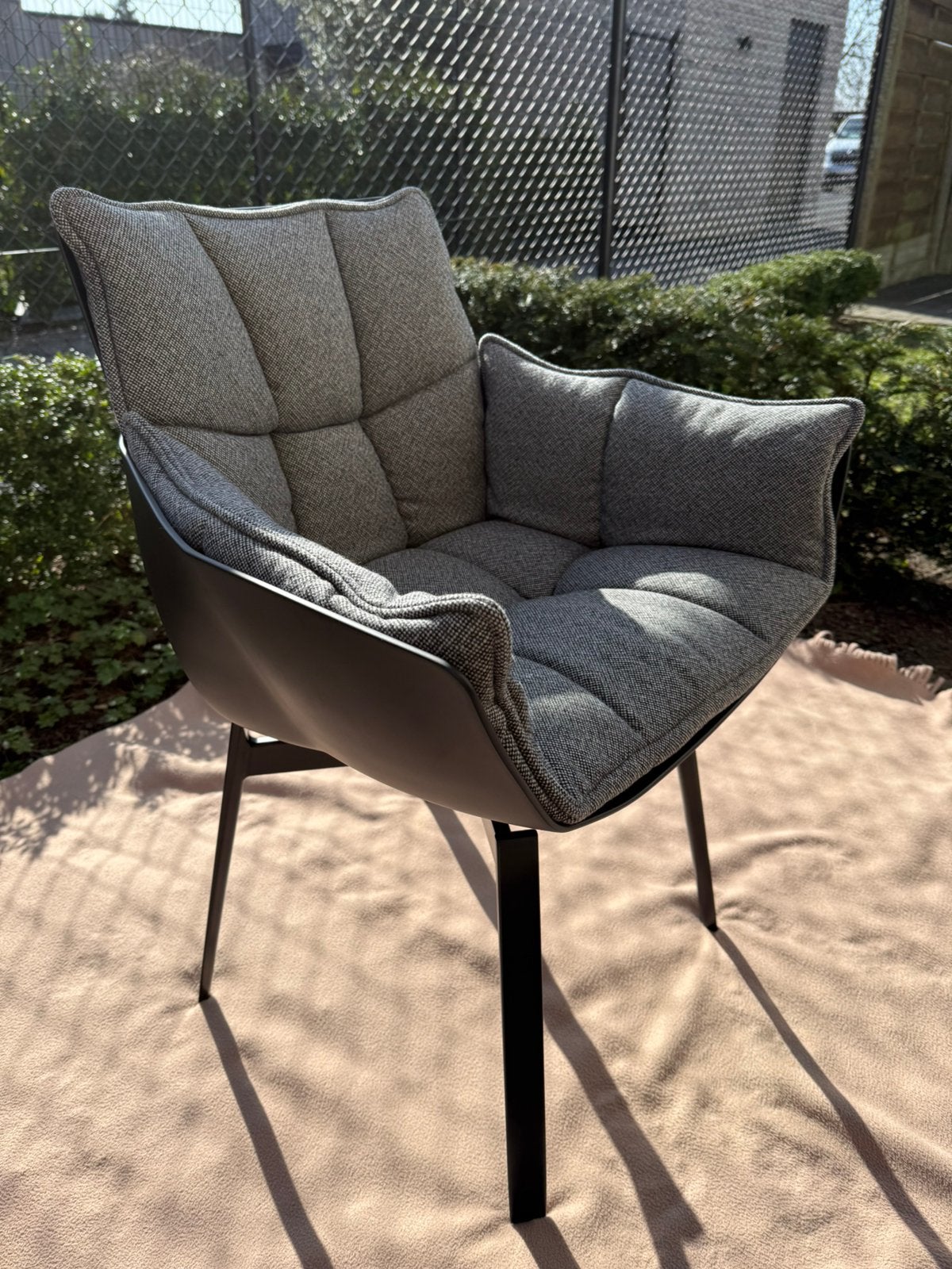 Fauteuil Husk B&B Italia, Patricia Urquiola, Maison & Meubles, Chaises, Comme neuf, Enlèvement, Synthétique, Designer