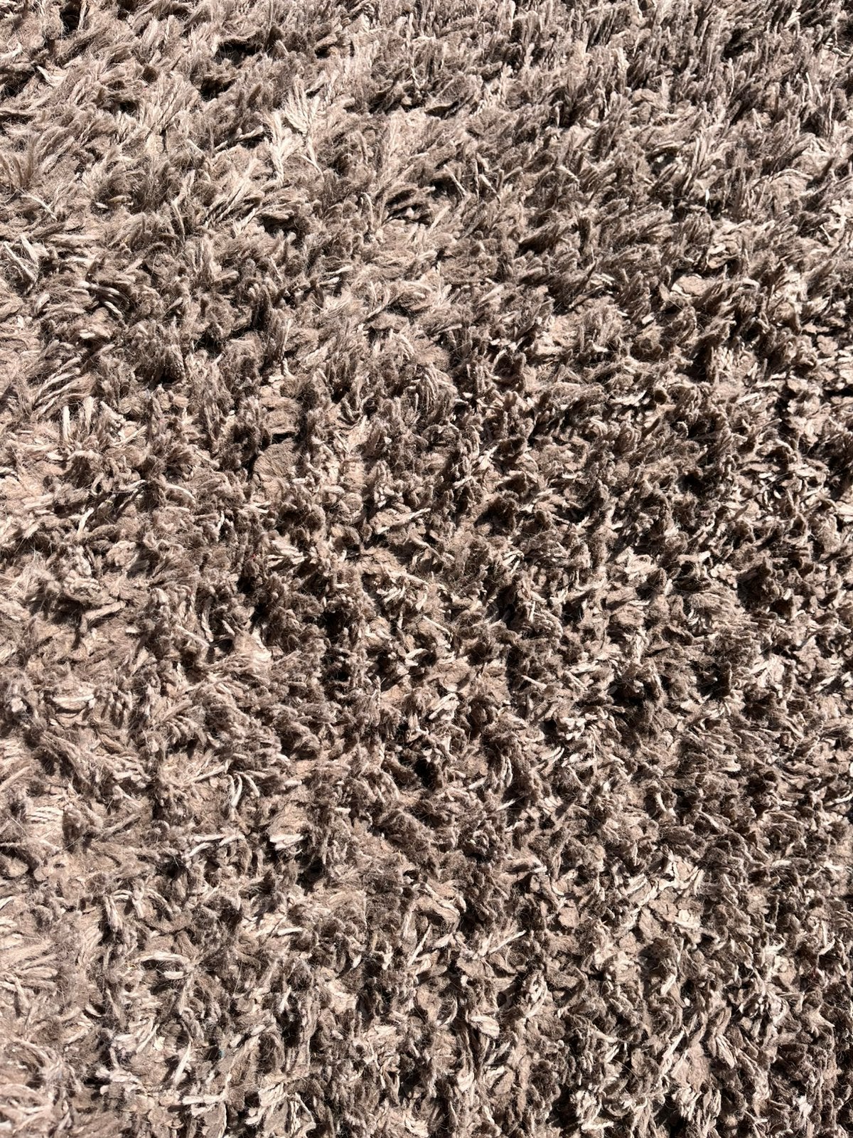 Tapijt langharig - kleur greige/bruin - 240 cm x 340 cm, 200 cm ou plus, Gris, 200 cm ou plus, Enlèvement
