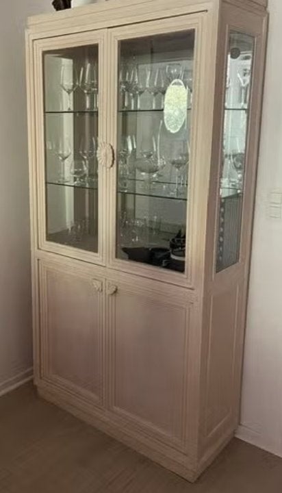 klassieke, elegante vitrinekast / servieskast, Huis en Inrichting, Kasten | Vitrinekasten, Ophalen