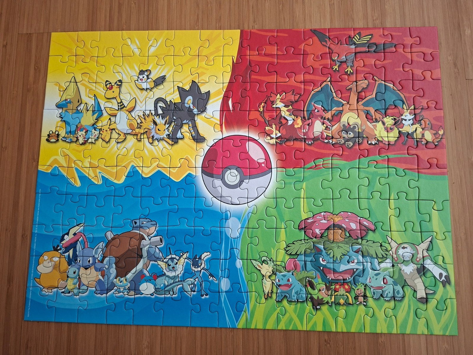 Pokémon puzzel., Ophalen, Meer dan 50 stukjes, Zo goed als nieuw, 4 tot 6 jaar