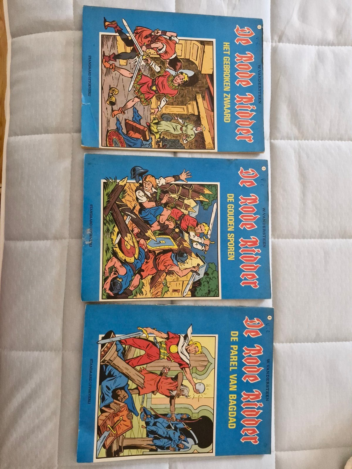 3 Rode Ridders, Gelezen, Willy Vandersteen, Europa, Ophalen of Verzenden