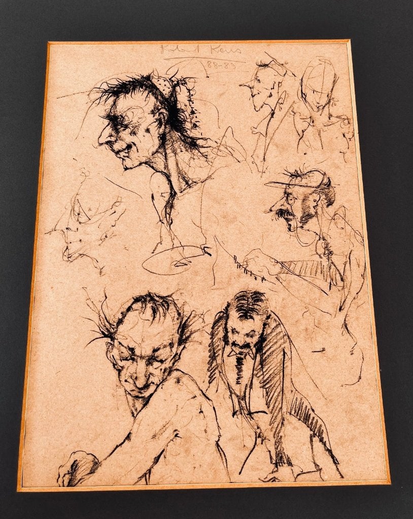 Roland Rens pentekening, Antiek en Kunst, Ophalen of Verzenden