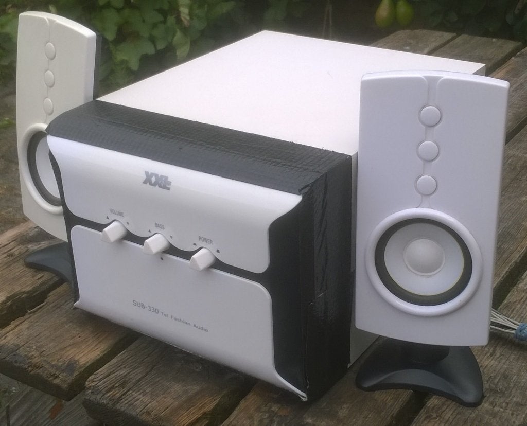 Luidsprekersysteem 2.1 met subwoofer, Autres marques, Moins de 60 watts, Enlèvement ou Envoi, Utilisé