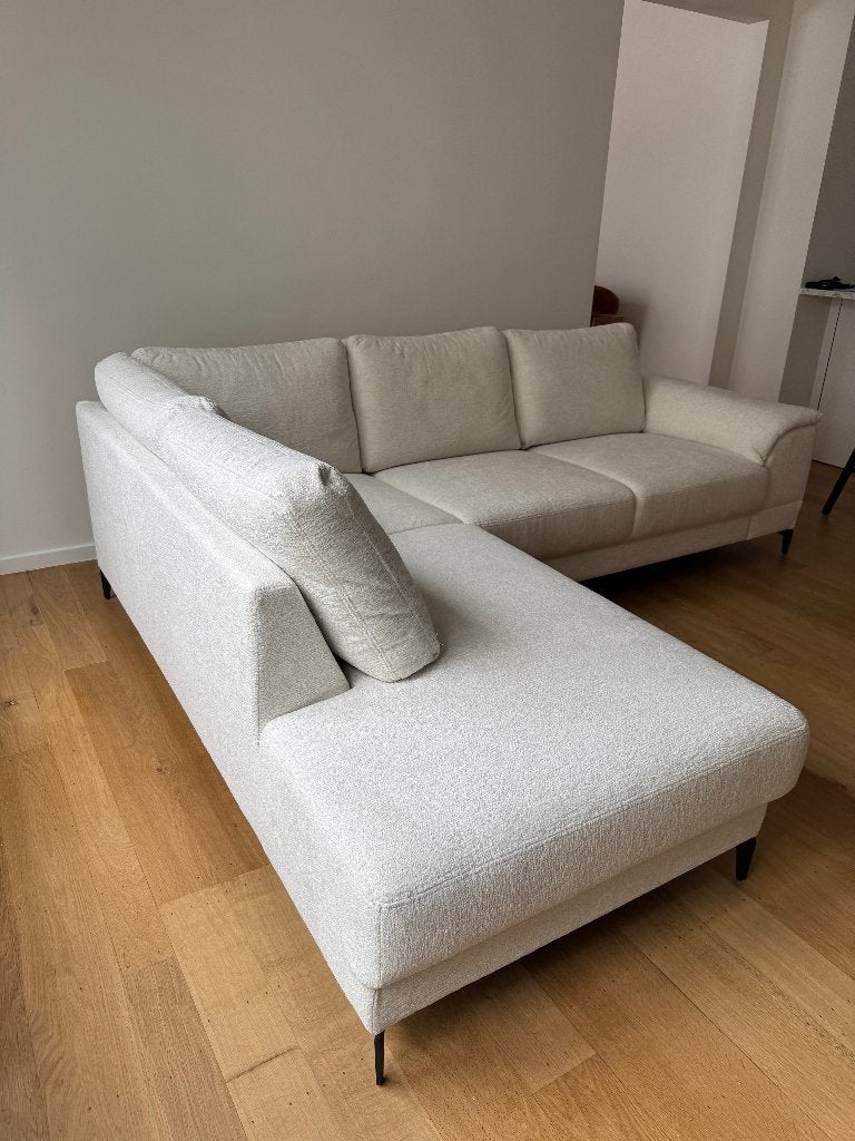 Canapé d'angle, Maison & Meubles, 150 cm ou plus, Comme neuf, Tissus, Banc d'angle
