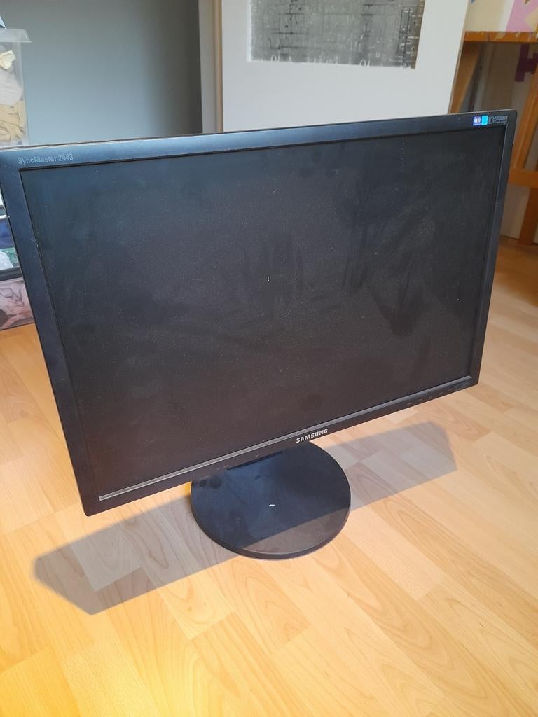 SAMSUNG Computerscherm, SyncMaster 2443BW, Ophalen, Draaibaar, Full HD, Zo goed als nieuw
