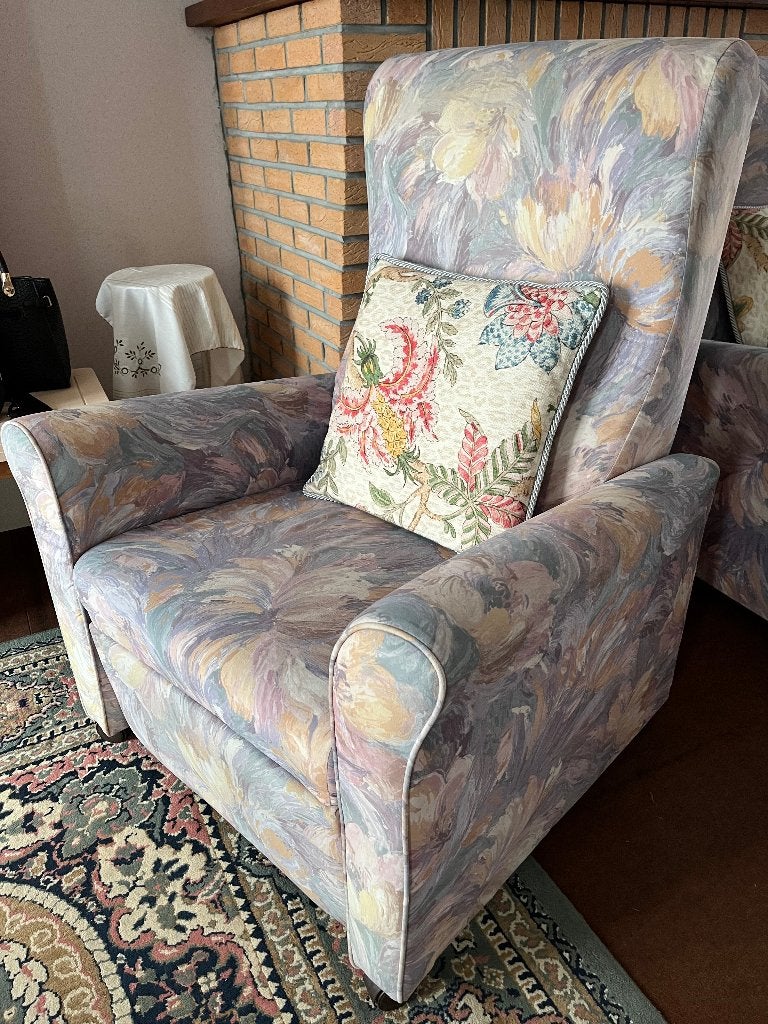 Fauteuil relax en tissu, Maison & Meubles, 75 à 100 cm, Enlèvement, Utilisé, 75 à 100 cm