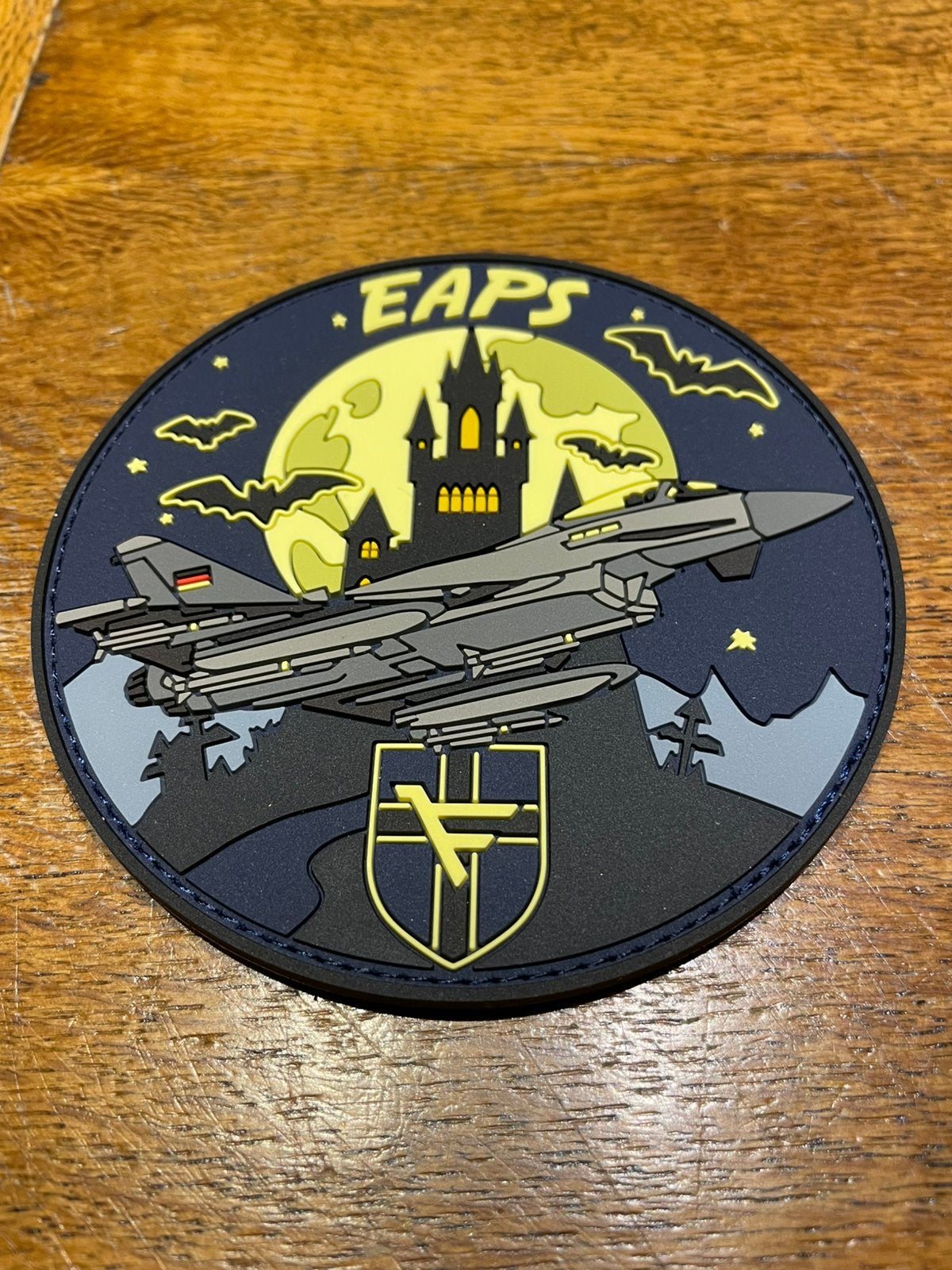 DE patch NATO Enhanced Air Policing South (EAPS), Verzamelen, Ophalen of Verzenden, Zo goed als nieuw