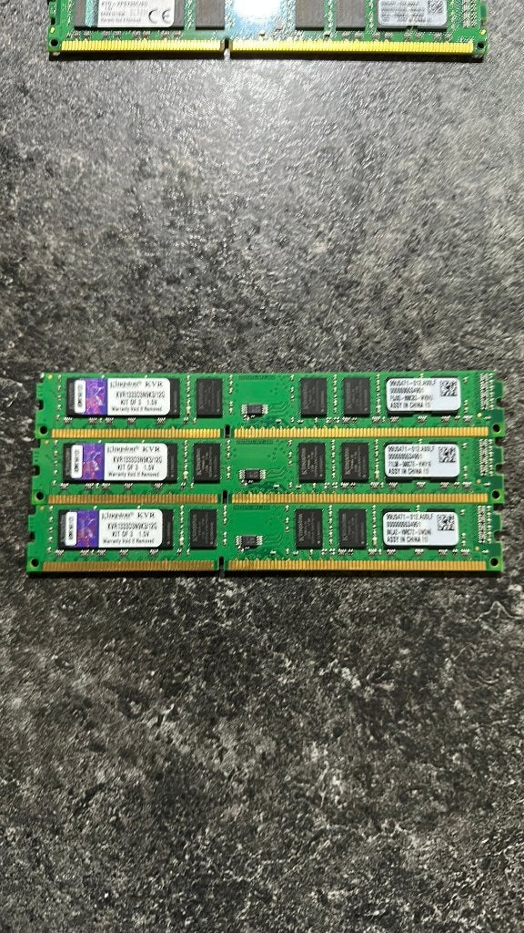 Kit RAM DDR3 4 Go x3 (Kingston), Informatique & Logiciels, Enlèvement ou Envoi, 8 GB, DDR3, Utilisé