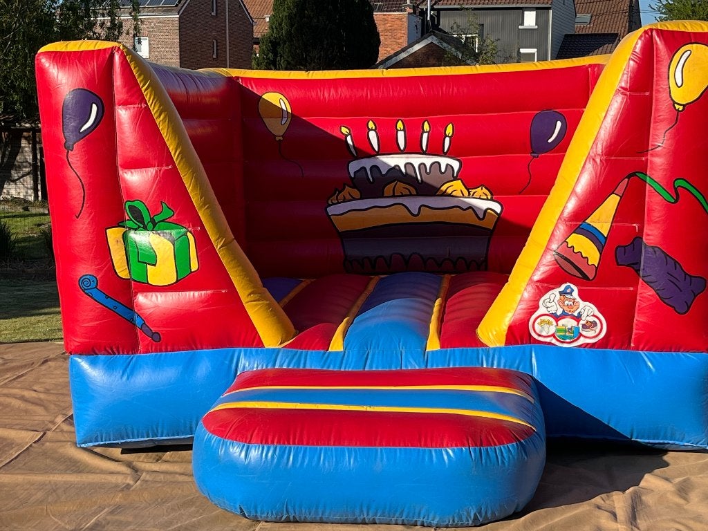 Springkasteel PARTY, Hobby en Vrije tijd, Ophalen, Gebruikt