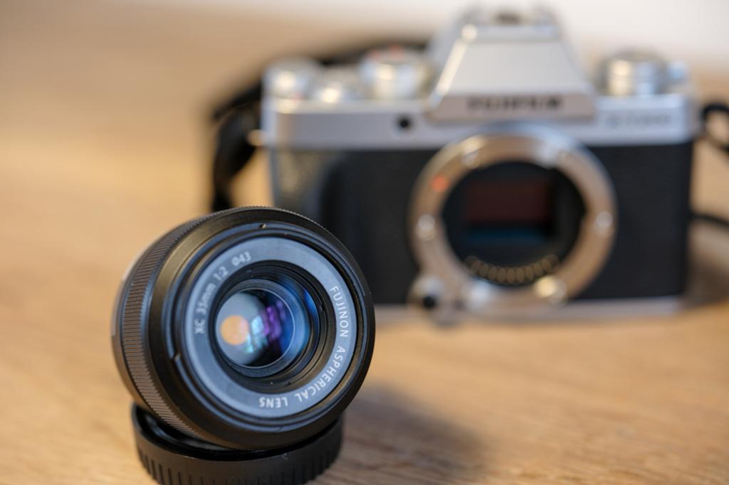 Fujufilm xt200 avec objectif 35mm f2, Audio, Tv en Foto, Fotocamera's Analoog, Ophalen, Zo goed als nieuw, Fuji
