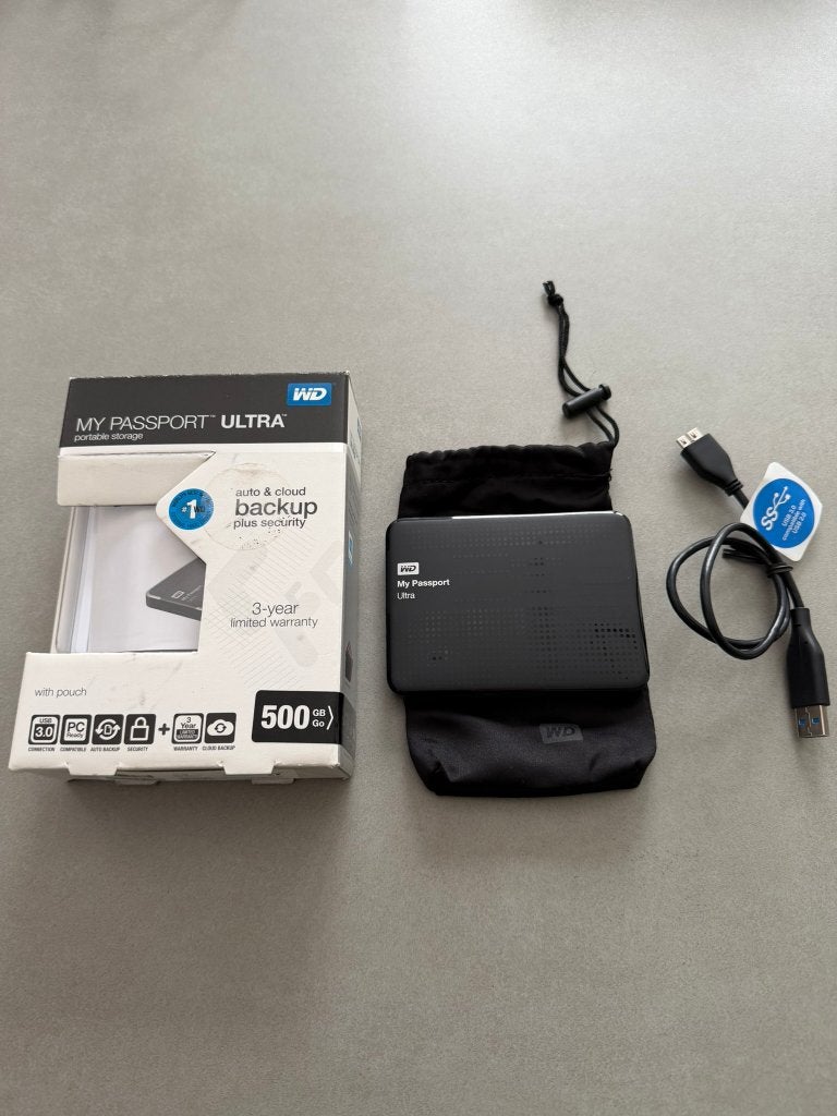 Harde schijf WD My Passport Ultra 500gb SSD nieuw, Computers en Software, Harde schijven, SSD, Nieuw, Ophalen of Verzenden, Extern