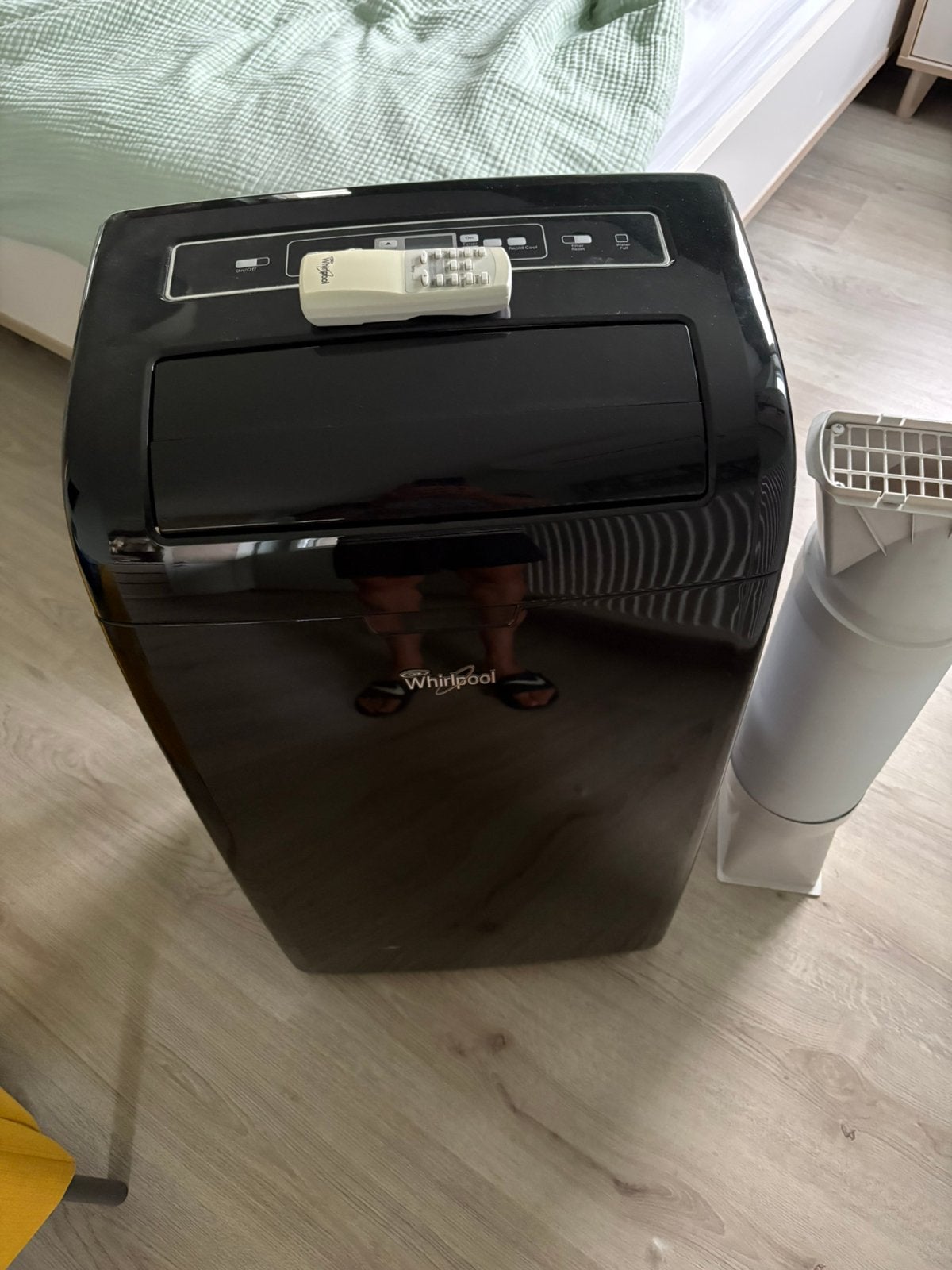 Whirlpool mobiele airco, Ophalen, Gebruikt, 3 snelheden of meer, Koelen en Ontvochtigen