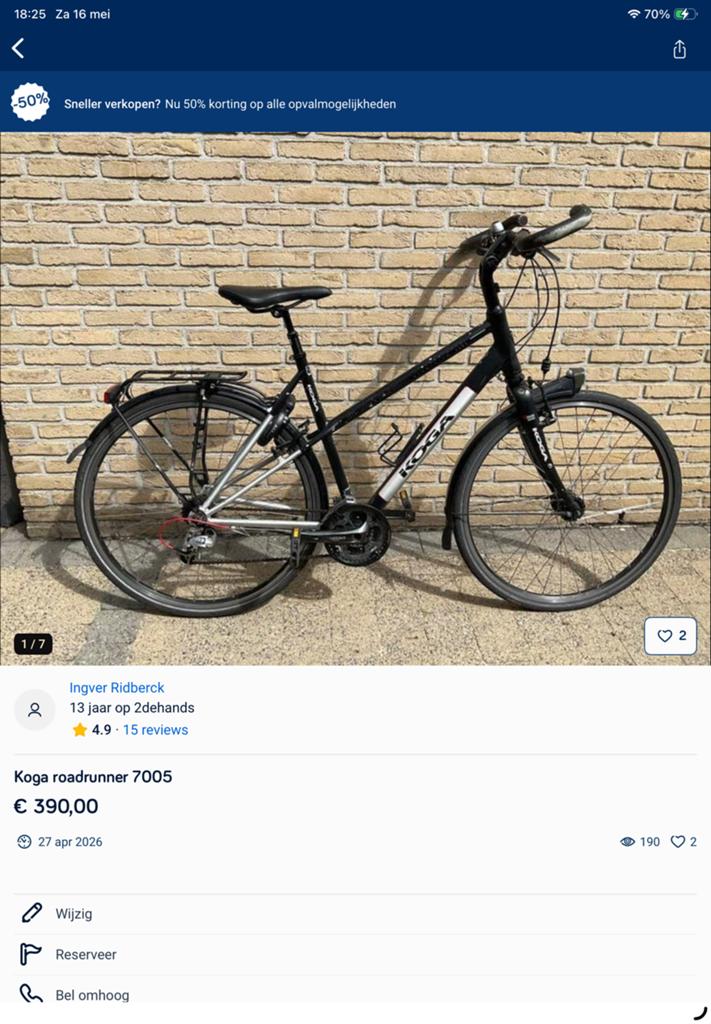 Kogavroadrunner 7005, Enlèvement, Utilisé