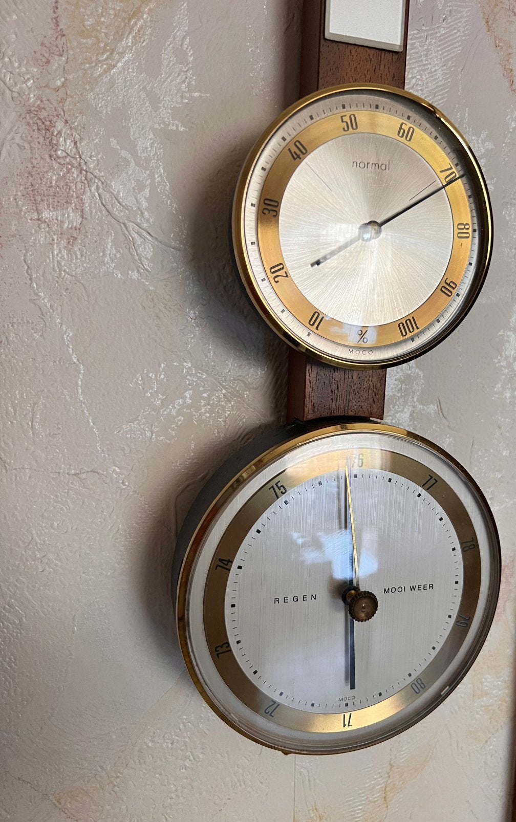 Moco , Barometer, Thermometer & Hygrometer, Ophalen, Zo goed als nieuw, Barometer