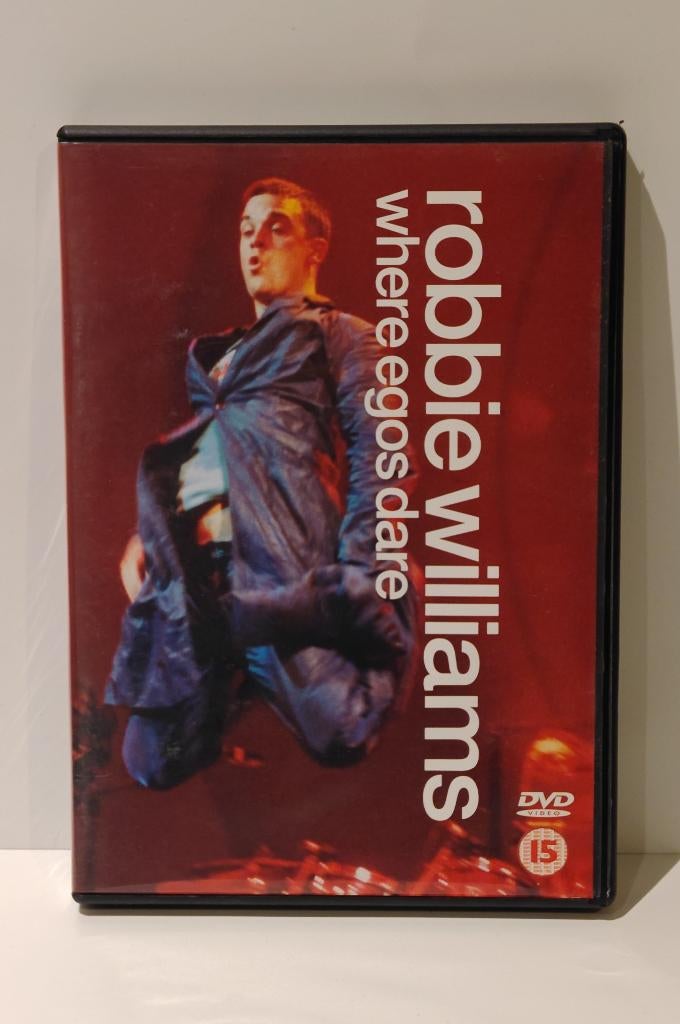 Robbie Williams Where Egos Dare Concert exclusieve beeld dvd, Cd's en Dvd's, Dvd's | Muziek en Concerten, Zo goed als nieuw, Muziek en Concerten