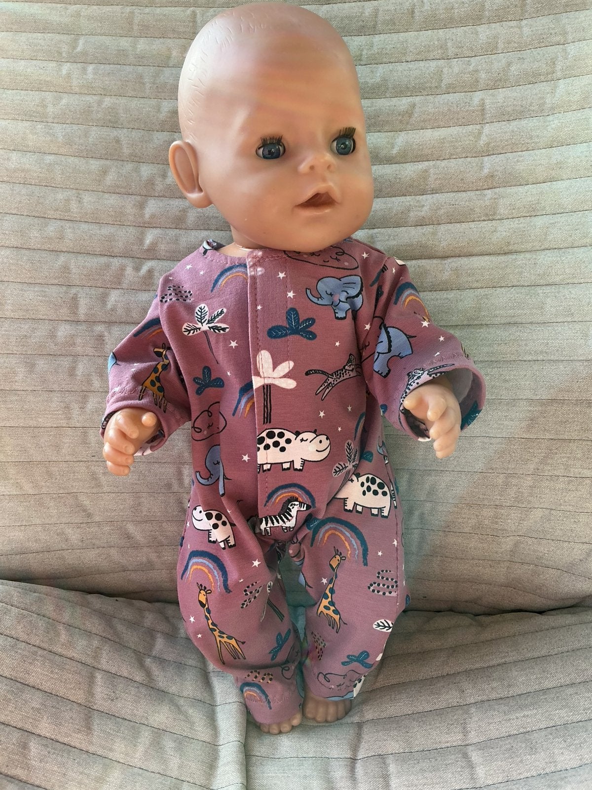 202. Babyborn: Nieuw roos speelpakje met dieren, Kinderen en Baby's, Ophalen of Verzenden, Nieuw, Babypop