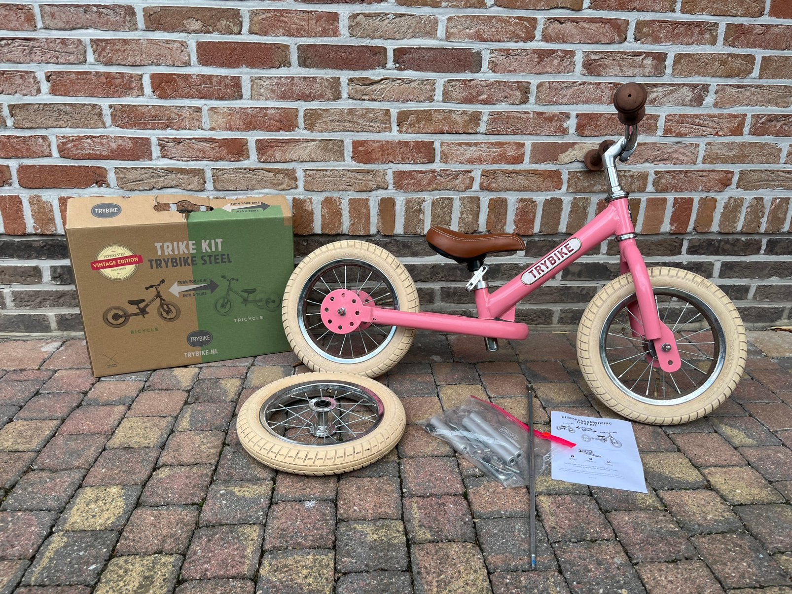 Draisienne Trybike, Enlèvement, Utilisé