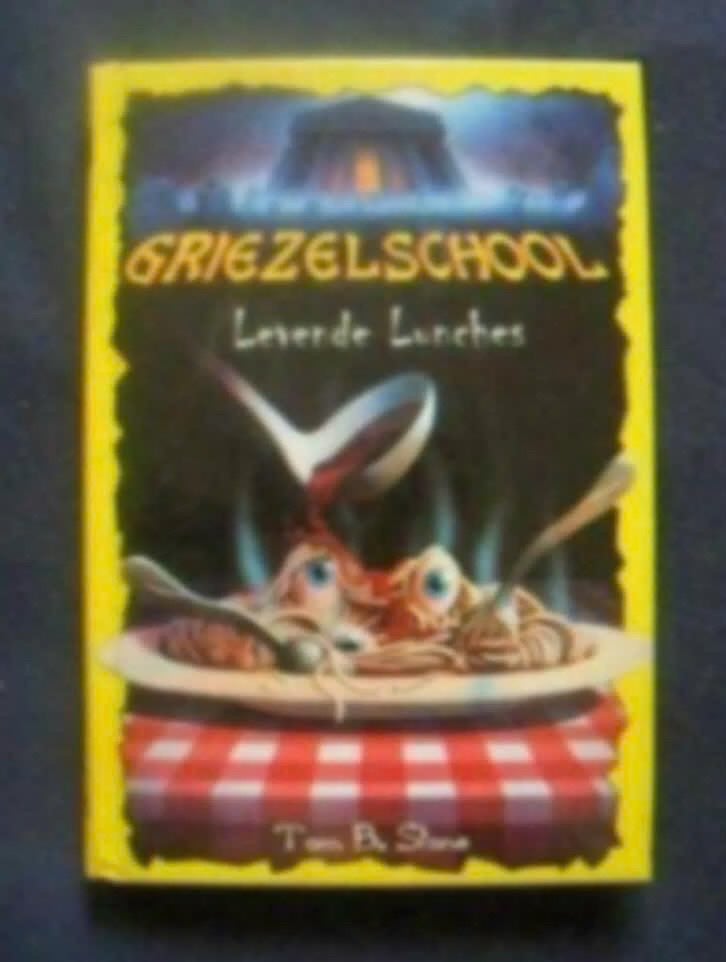 boek griezelschool - levende lunches, Ophalen of Verzenden