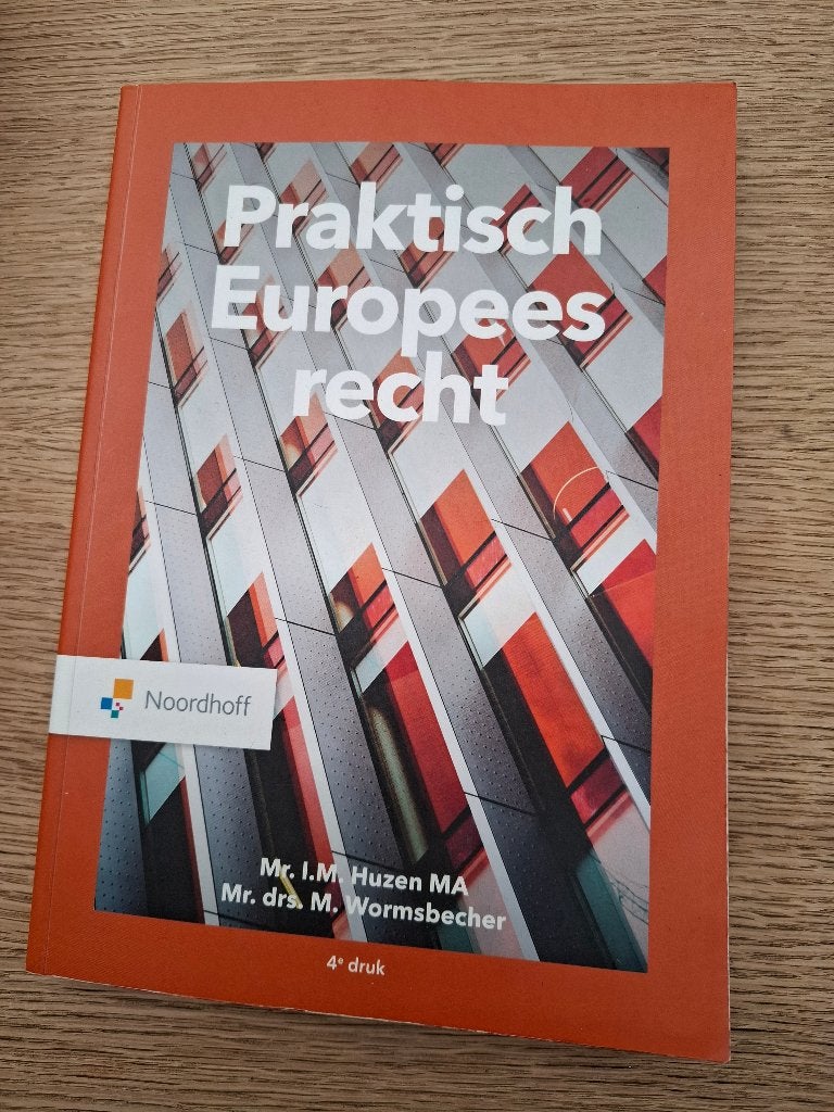 Boek Praktisch Europees Recht, I.M. Huzen, Nieuw, Ophalen of Verzenden, Hogeschool