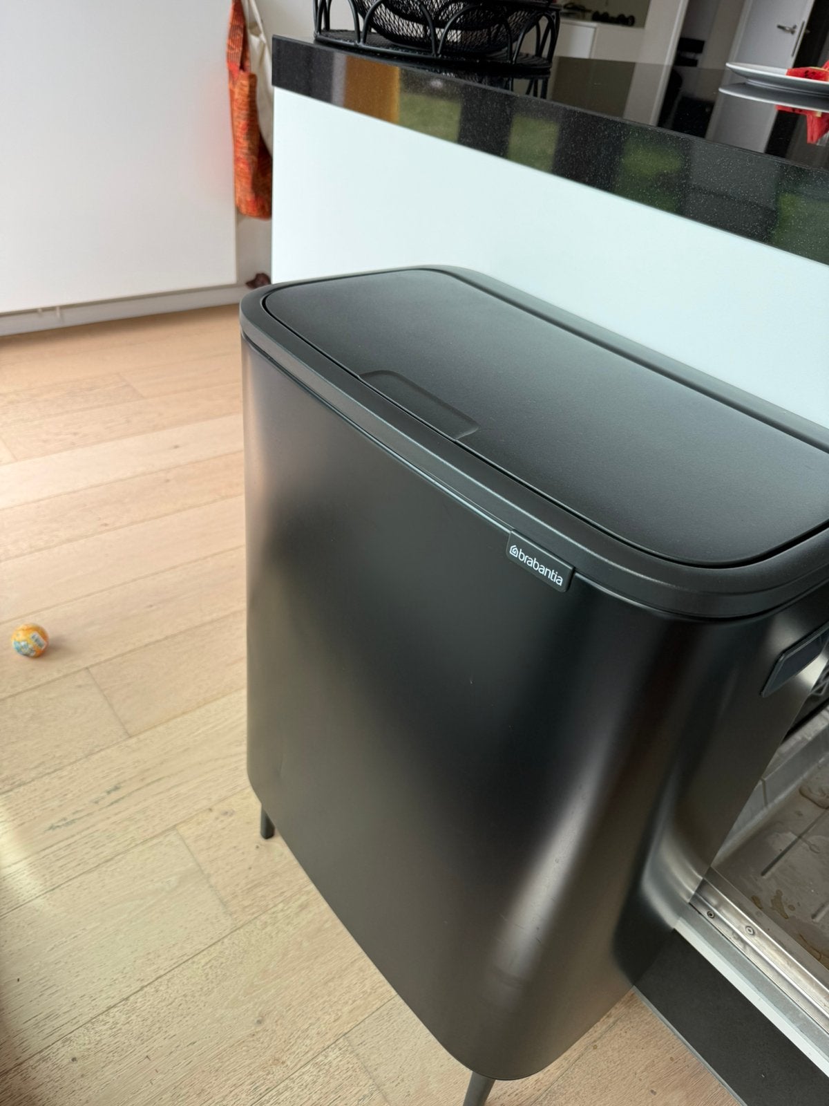Brabantia Bo Touch Bin Matt Black – dubbele afvalbak, Enlèvement, Comme neuf
