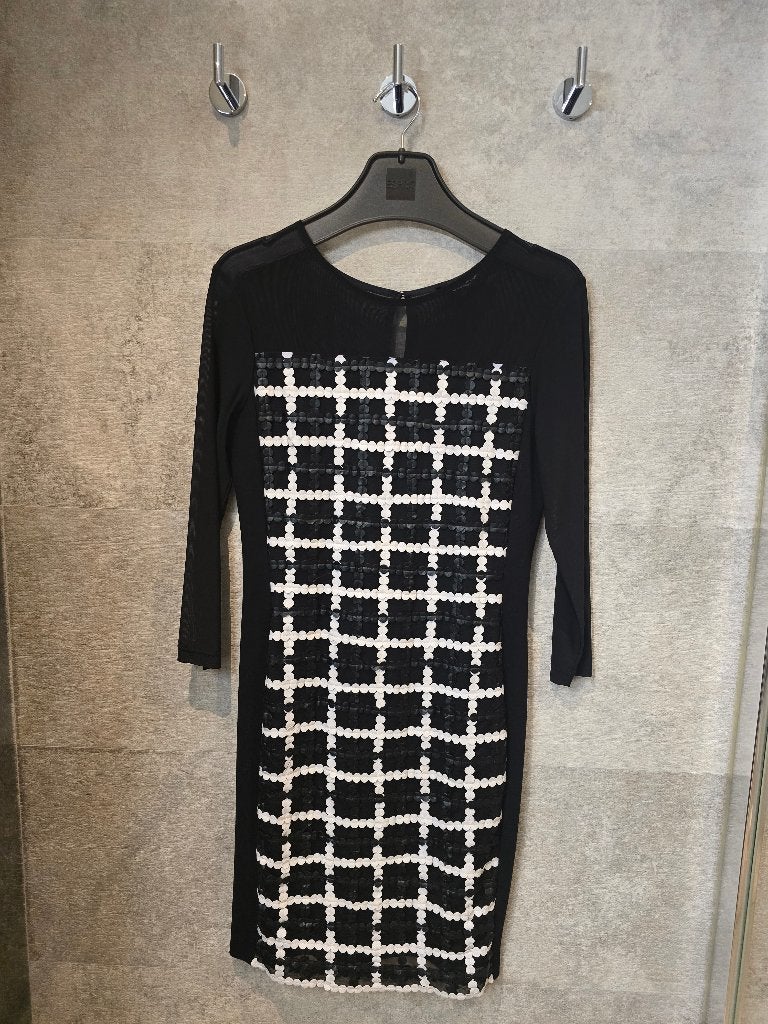 Ana Alcarzar - jurk zwart/wit - maat 40, Kleding | Dames, Maat 38/40 (M), Zwart, Ophalen of Verzenden, Zo goed als nieuw