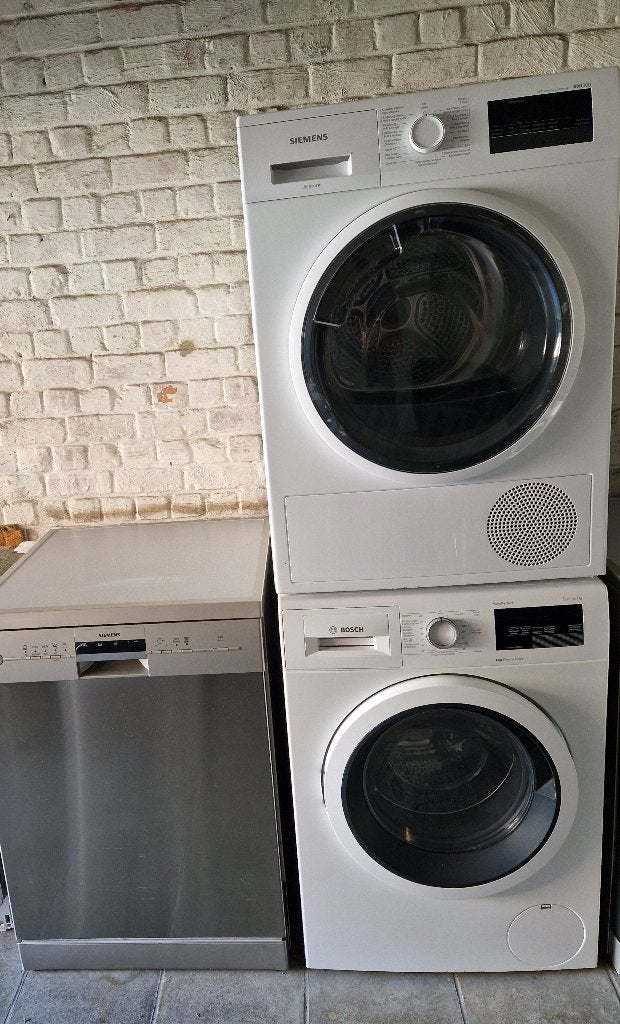Machine à laver Bosch 9kg A +++. Sèche linge Siemens, Electroménager, Enlèvement, Comme neuf