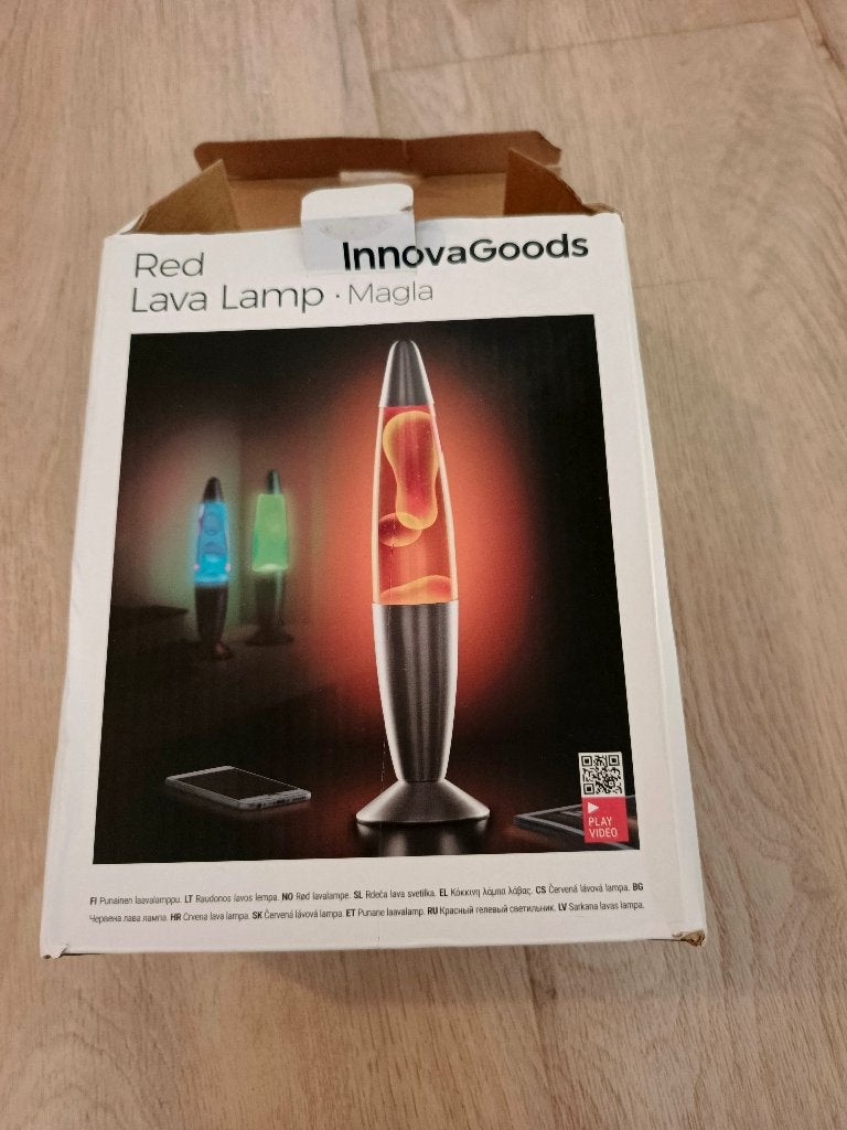 Lampe à lave InnovaGoods Magla rouge – Neuf, Maison & Meubles, Lampes | Lampes de table, Rouge, Enlèvement ou Envoi, Neuf, Lampe à lave