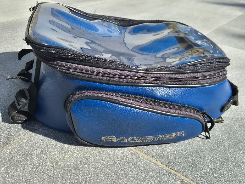 Sacoche de réservoir Bagster, bleue, Enlèvement, Utilisé
