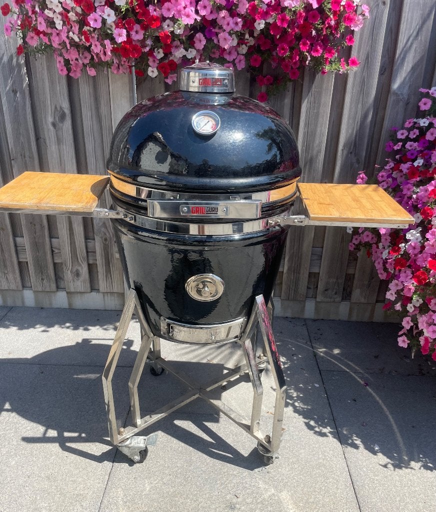 Grill Guru Black Large + zeer veel accessoires !!!!, Ophalen, Zo goed als nieuw, Grill guru, Met accessoires