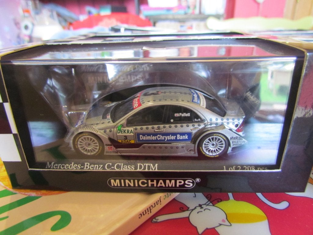 Minichamps Mercedes Classe C DTM 2005 Paffett 1/43, Hobby & Loisirs créatifs, Voitures miniatures | 1:43, Enlèvement ou Envoi