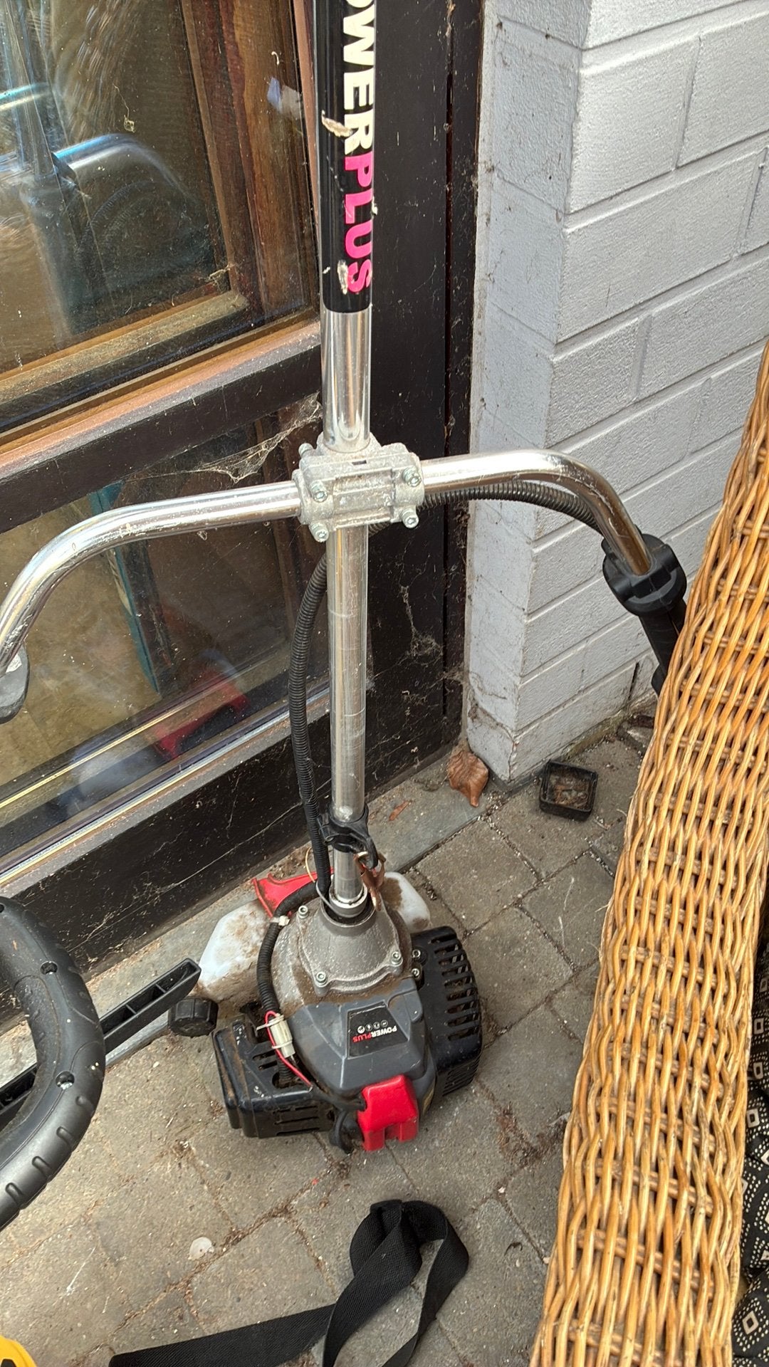 Bosmaaier powerplus, Ophalen, Gebruikt, Benzine