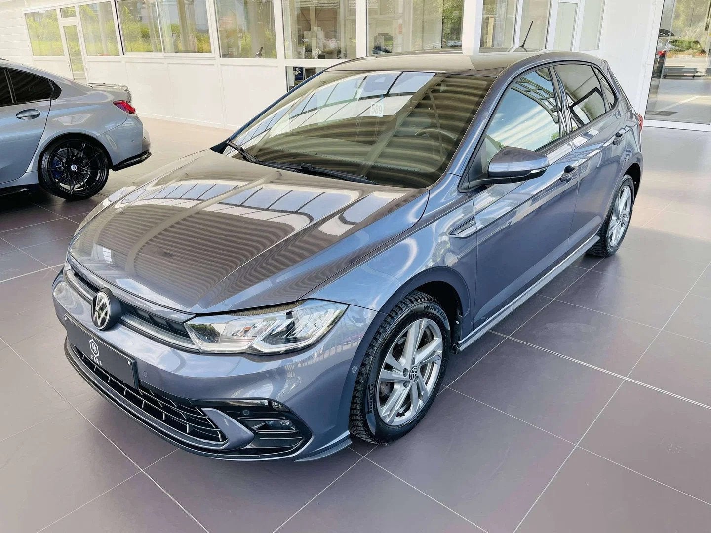Volkswagen Polo 1.0 TSI * GARANTIE + R-LINE + COCKPIT + GPS, Auto's, Gebruikt, Euro 6, 95 pk, Adaptive Cruise Control