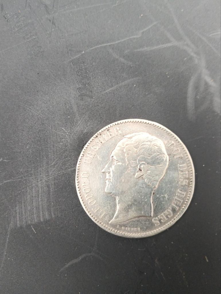 Zilveren 5 franc Leopold 1, Envoi, Argent, Argent