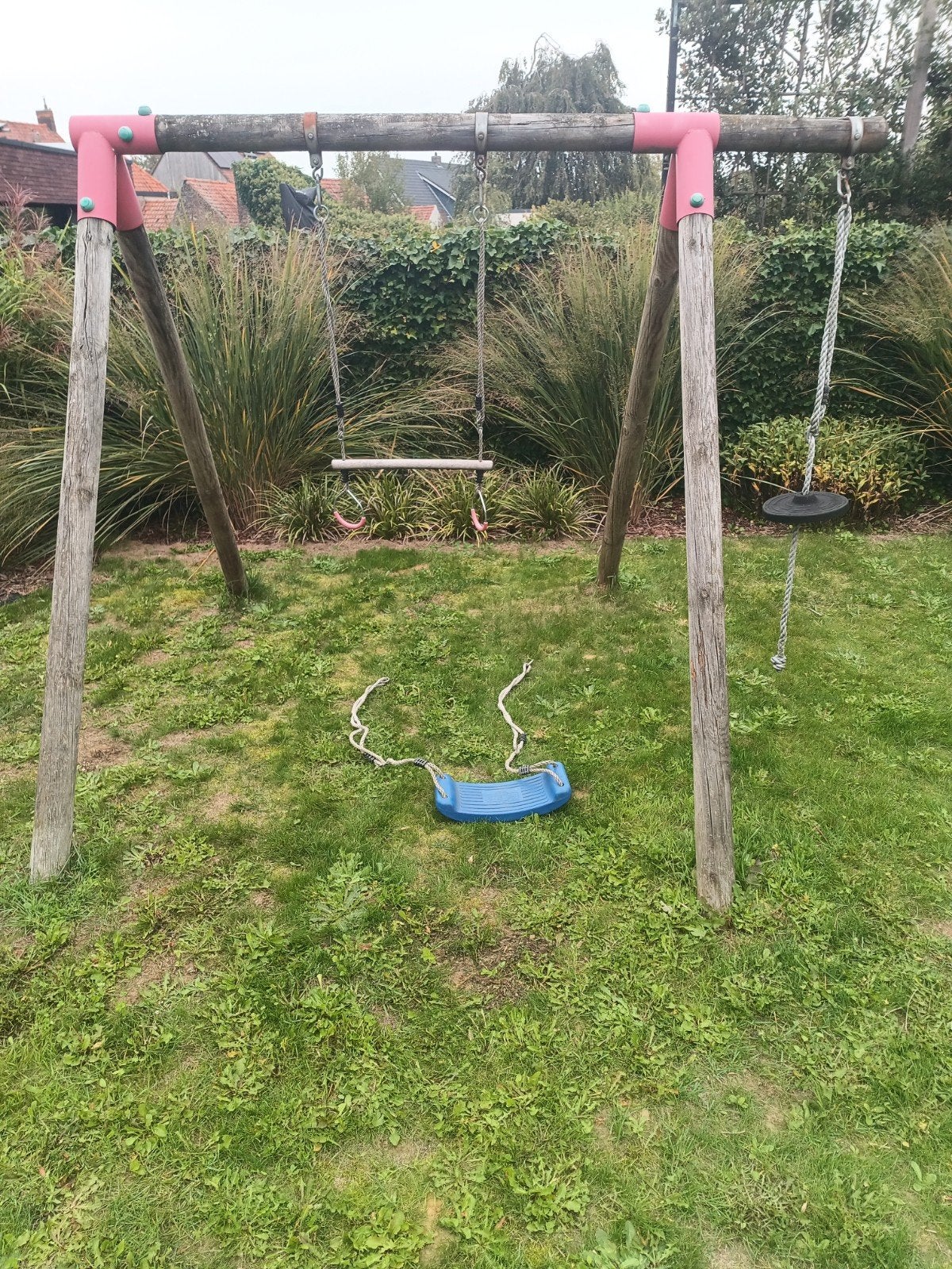 schommel onderdelen te koop houten balken niet in begrepen, Ophalen, Gebruikt, Schommel