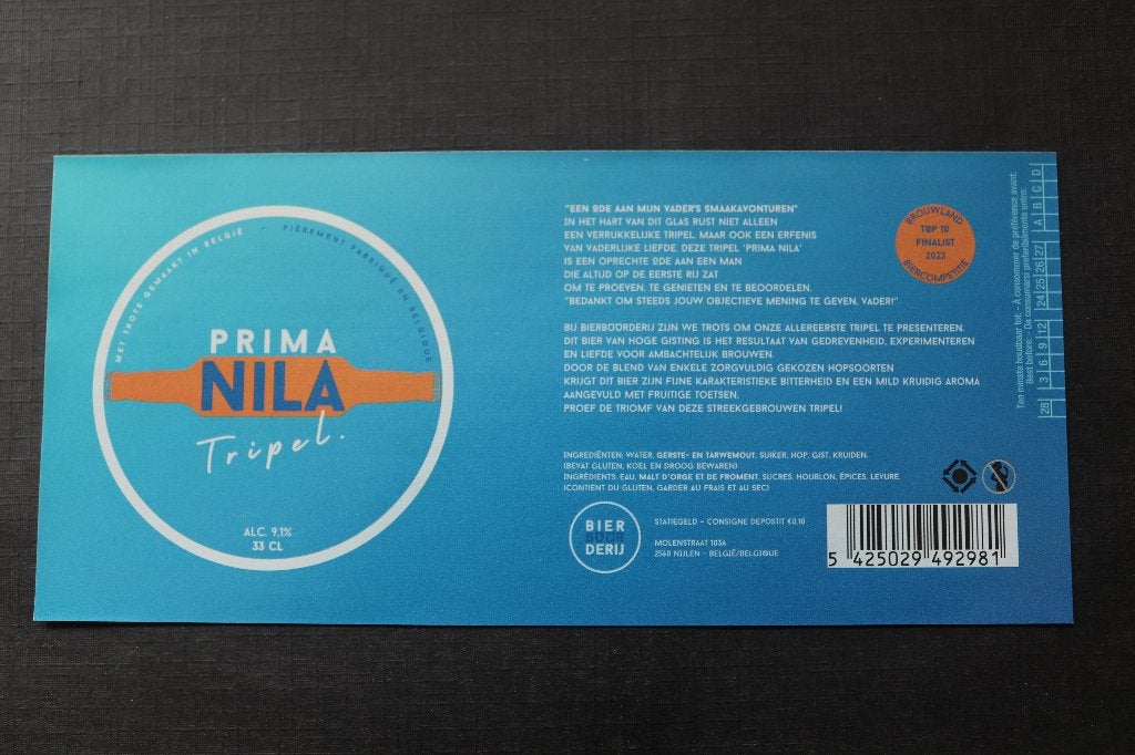 bier etiket, Enlèvement ou Envoi, Neuf, Autres types, Autres marques