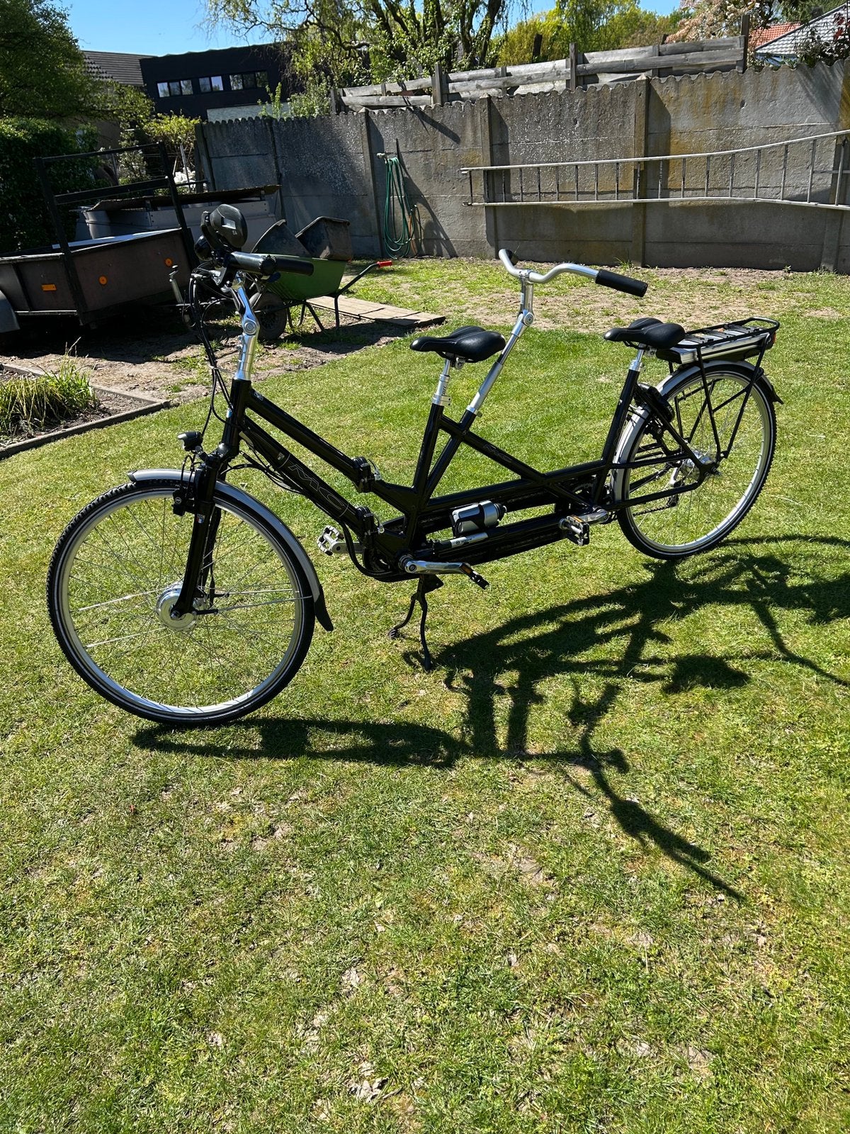 Vouwbare tandem, Fietsen en Brommers, Fietsen | Tandems, Ophalen, Zo goed als nieuw