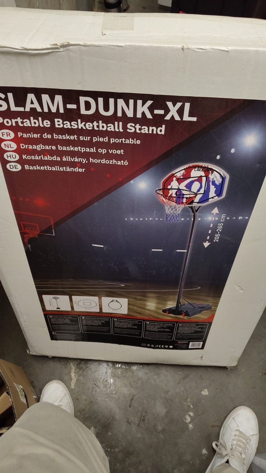 Basketgoal nieuw, slam dunk xl, Enlèvement
