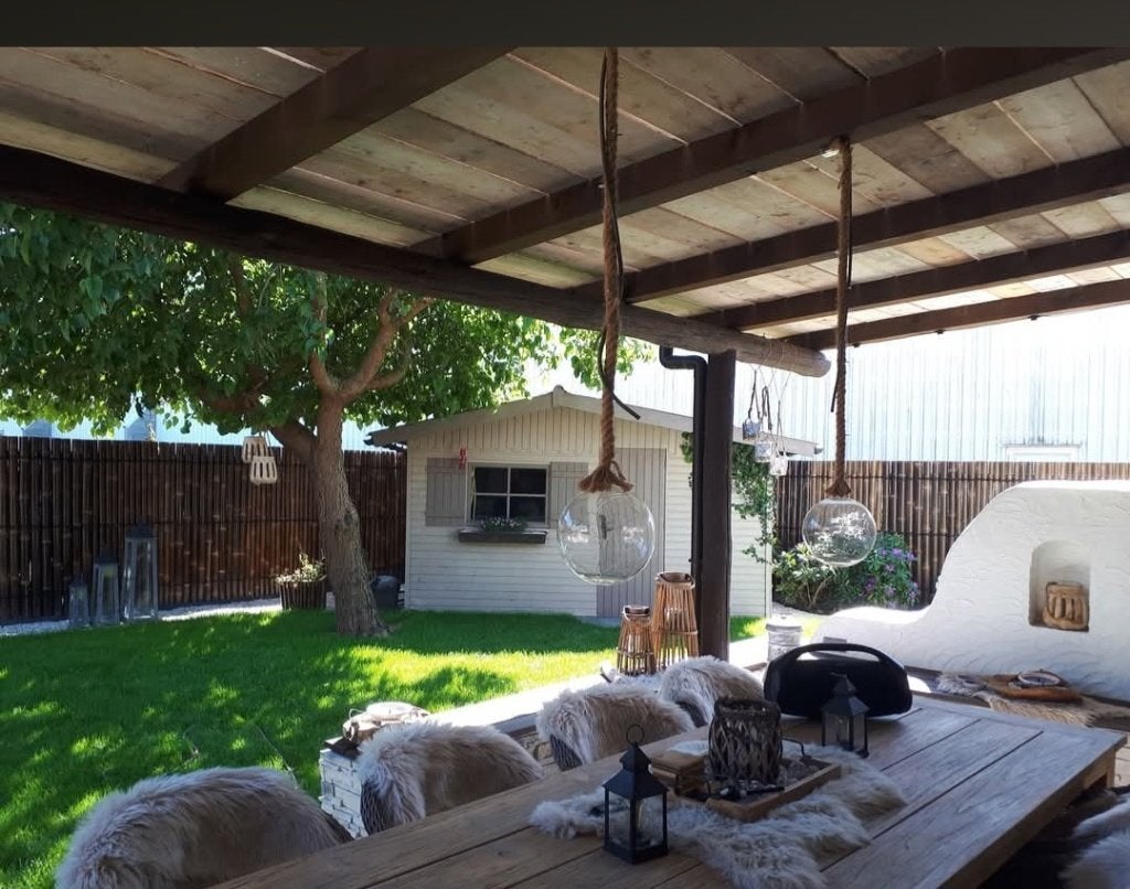 Auvent en bois, Jardin & Terrasse, Verrières, Utilisé, Véranda, Enlèvement