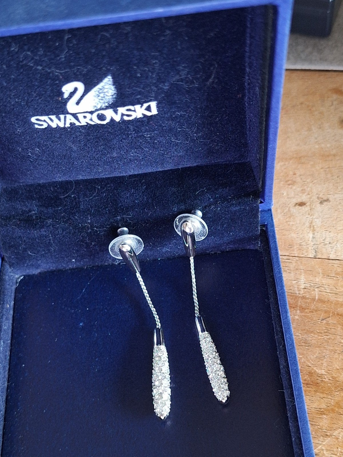 mooie swarovski oorringen niet gedragen., Verzamelen, Ophalen of Verzenden