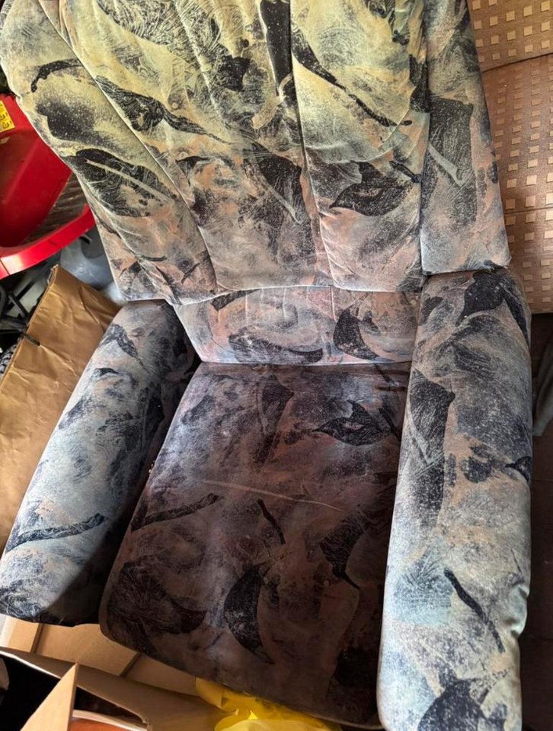 Relax zetel stof, Huis en Inrichting, Ophalen, Gebruikt, Stof