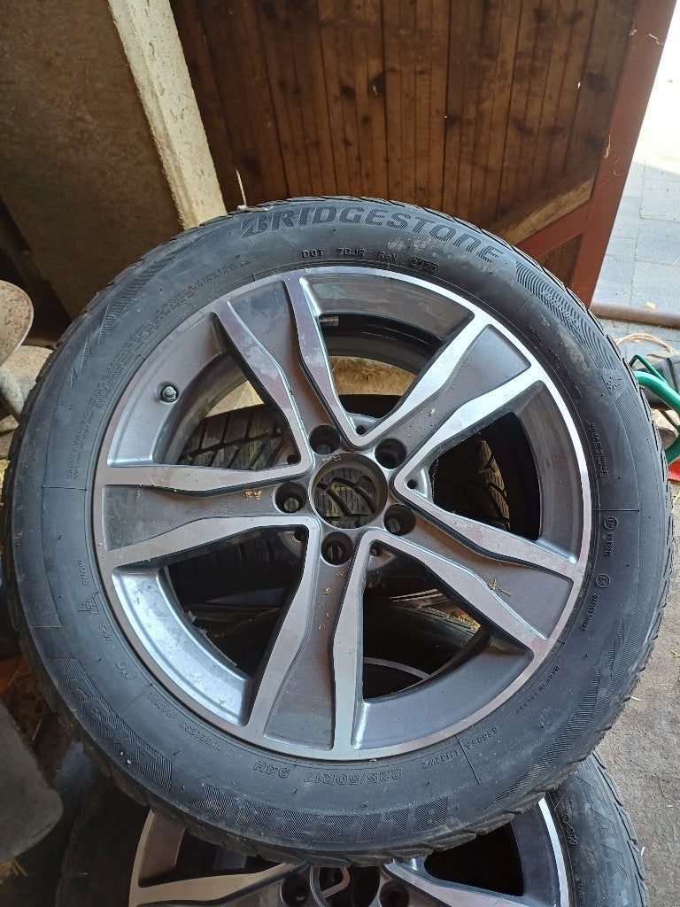 Kit pneus hiver pour Mercedes cla, Ophalen, Gebruikt, Banden en Velgen, 17 inch