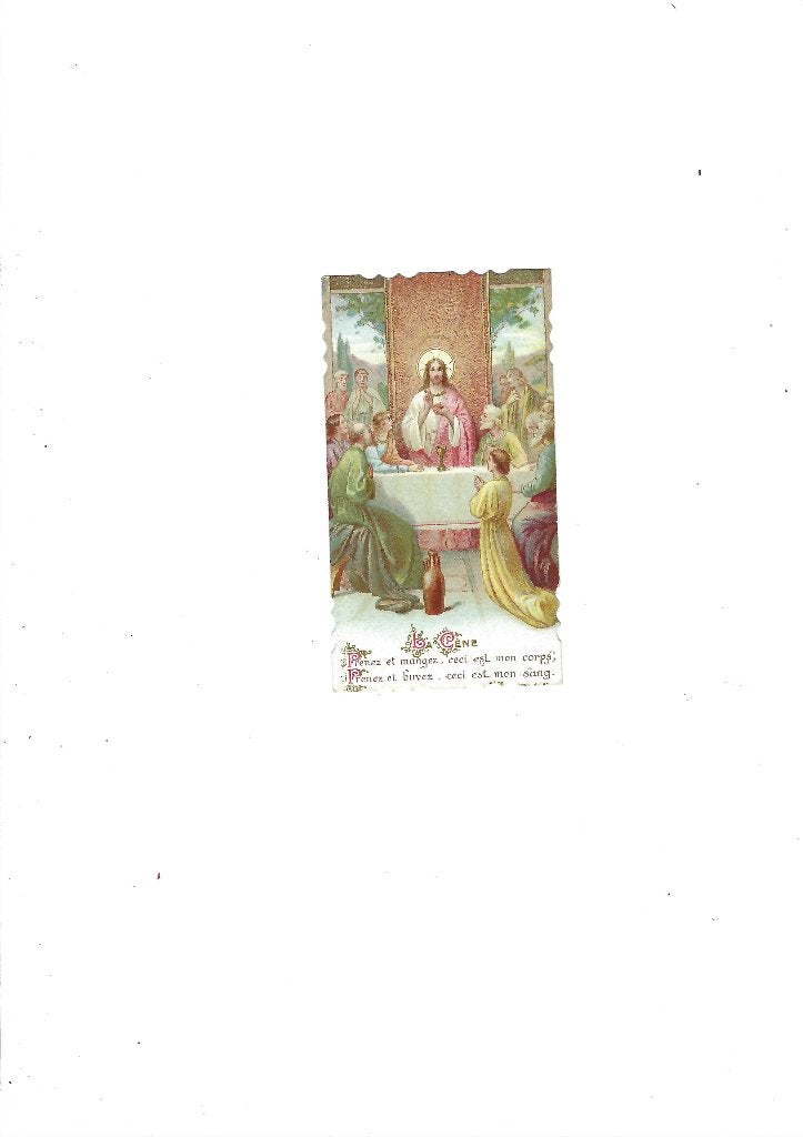 Souvenir de communion solennelle, Envoi