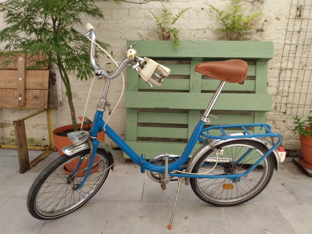 opvouwbare fiets, Fietsen en Brommers, Fietsen | Vouwfietsen, 14 tot 16 inch, Versnellingen, Zo goed als nieuw, Totaal opvouwbaar